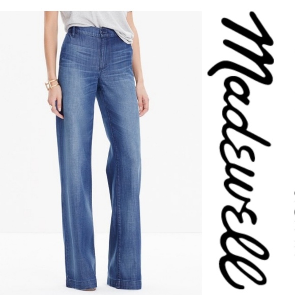 high rise trouser jeans